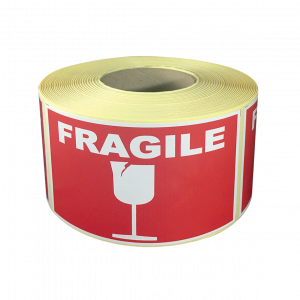 étiquettes fragile